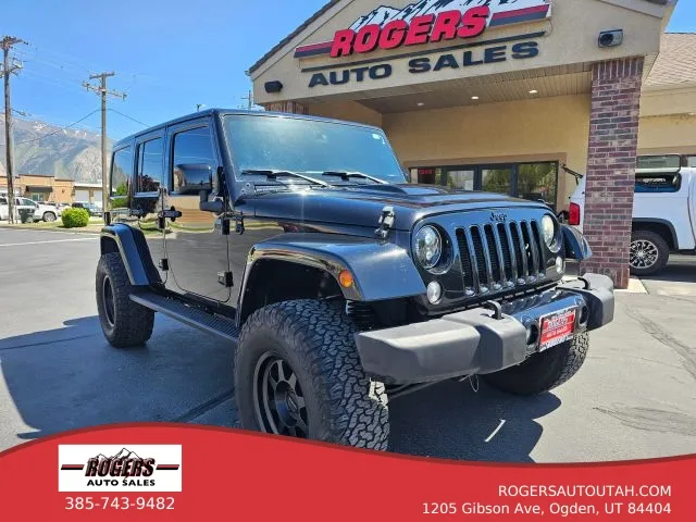 2015 Jeep Wrangler Unlimited Altitude Sport Utility 4D