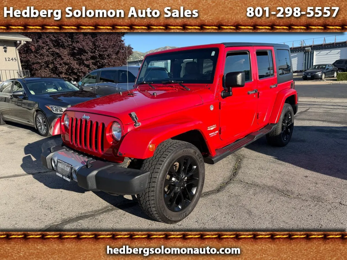 2012 Jeep Wrangler Unlimited 4WD 4dr Sahara