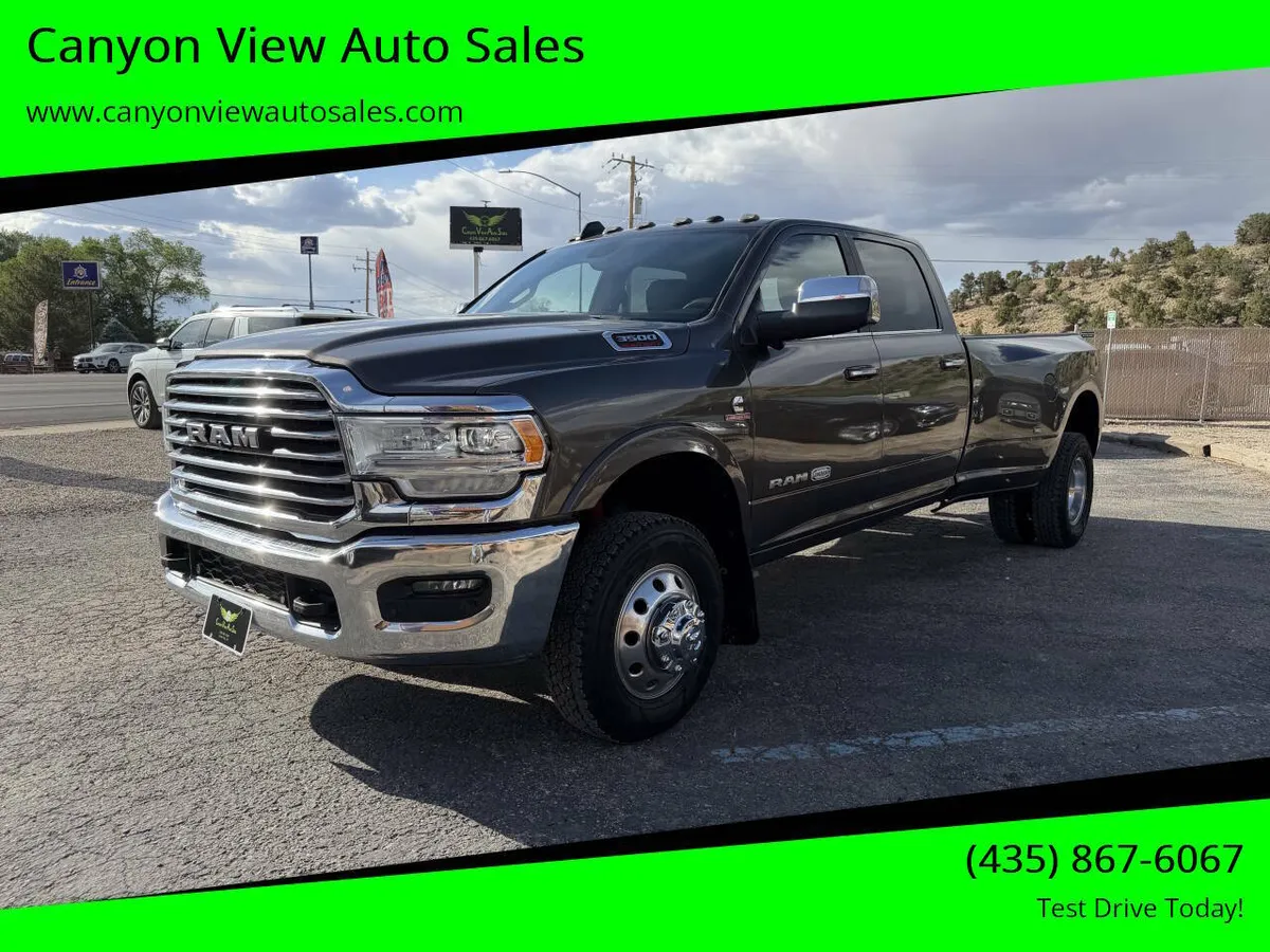 2020 RAM 3500 Laramie Longhorn 4x4 4dr Crew Cab 8 ft. LB DRW Pickup