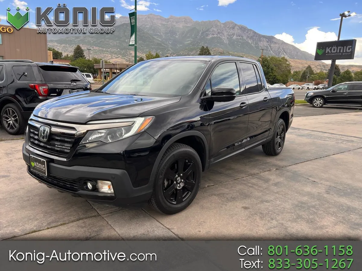 2019 Honda Ridgeline Black Edition AWD