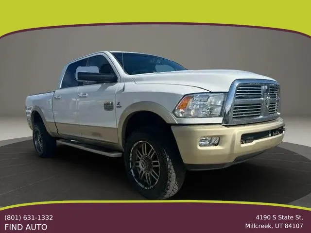 2011 Ram 3500 Crew Cab Laramie Longhorn Edition Pickup 4D 6 1/3 ft