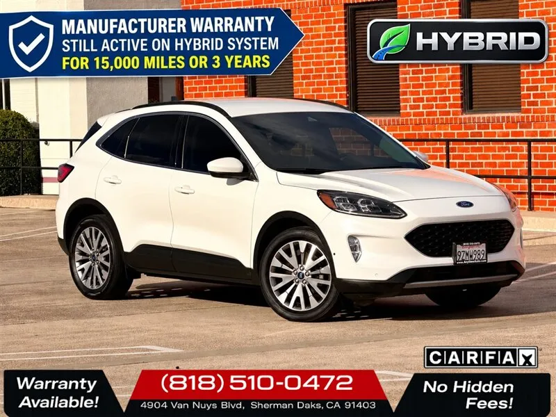 2022 Ford Escape Hybrid Titanium Titanium