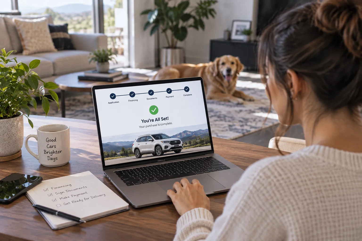 What Happens After You Sign When You Buy a Used Car Online?